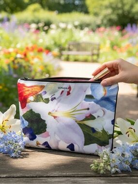Sephora lily large wristlet or makeup bag
